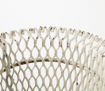 Mathieu Mat got Vintage Lacquered Metal Cachepot in the manner of Mathieu Mategot 20th Century