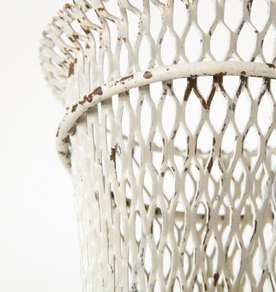 Mathieu Mat got Vintage Lacquered Metal Cachepot in the manner of Mathieu Mategot 20th Century