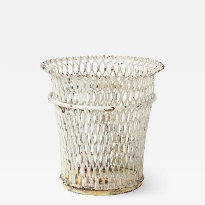 Mathieu Mat got Vintage Lacquered Metal Cachepot in the manner of Mathieu Mategot 20th Century