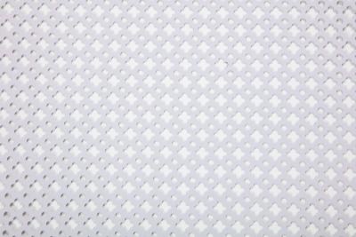 Mathieu Mat got White Round Perforated Metal Tray by Mathieu Mategot