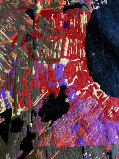 Mathieu Mate got Modernist Abstract Tapestry by Mathieu Mate got