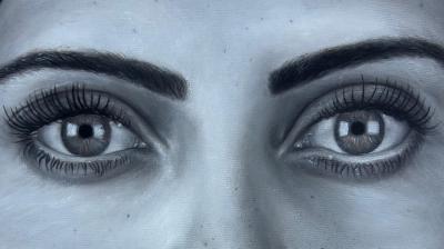 Matt Doust Oil Painting Baptism Hyper Realism Portrait 2012