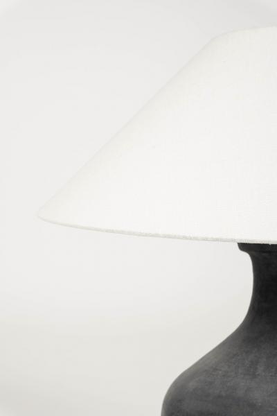 Matte Black Storage Jar Lamp