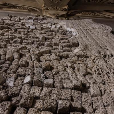 Matteo Giampaglia Matteo Giampaglia Crepitio Bianco Wall Art Italy 2024