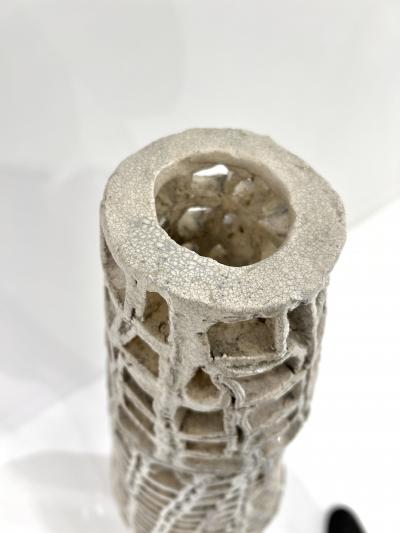 Matteo Naggi Tall Ceramic Sculpture by Matteo Naggi