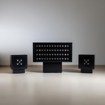 Matteo Thun Chest of Drawers and Night Stands by Matteo Thun Italy 1980s