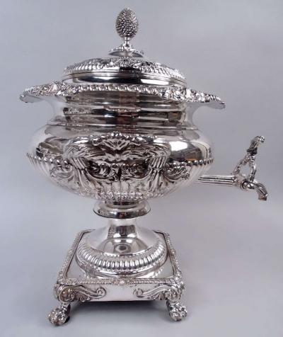 Matthew Boulton Matthew Boulton English Georgian Regency Sheffield Plate Hot Water Urn