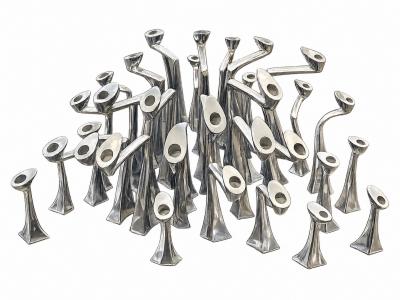 Matthew Hilton Rare set of 25 candelsticks by Matthew Hilton