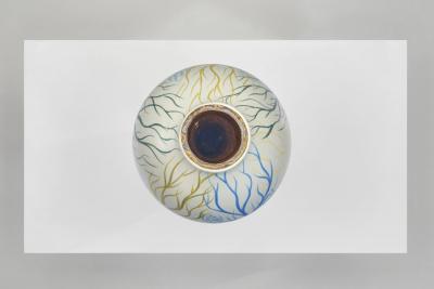 Maud Fredin Fradhollm 8003 V r Glazed Earthenware Vase by Maud Fredin Fredholm Sweden 1940s