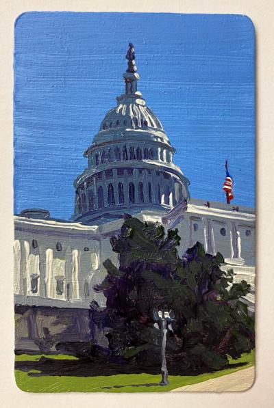 Maud Taber Thomas US CAPITOL FOLIAGE