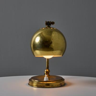 Mauri Almari 1950s Mauri Almari Brass Table Lamp for Idman Oy