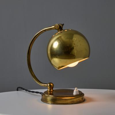 Mauri Almari 1950s Mauri Almari Brass Table Lamp for Idman Oy