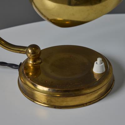 Mauri Almari 1950s Mauri Almari Brass Table Lamp for Idman Oy