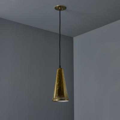 Mauri Almari 1950s Mauri Almari K2 48 Brass Pendant for Idman