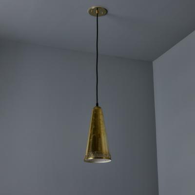 Mauri Almari 1950s Mauri Almari K2 48 Brass Pendant for Idman