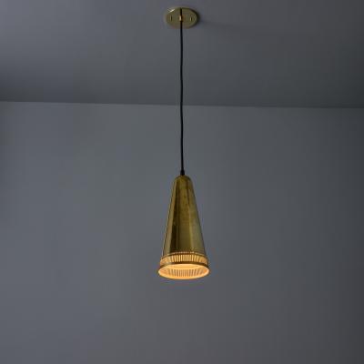 Mauri Almari 1950s Mauri Almari K2 48 Brass Pendant for Idman