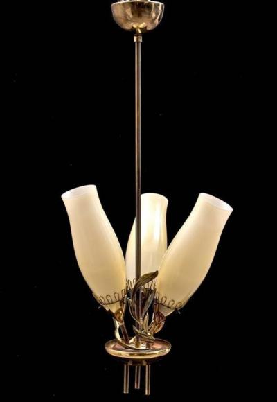 Mauri Almari Chandelier by Mauri Almari for Idman