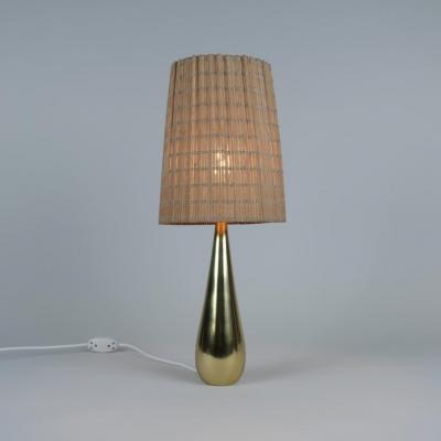 Mauri Almari Gorgeous Mauri Almari Cast Brass Drop Table Lamp Model 61046 Idman 1950s
