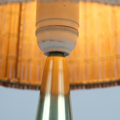 Mauri Almari Gorgeous Mauri Almari Cast Brass Drop Table Lamp Model 61046 Idman 1950s