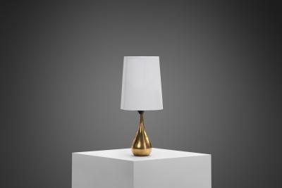 Mauri Almari K11 21 Brass Table Lamp by Mauri Almari for Idman Oy Finland 1950s
