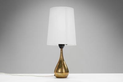 Mauri Almari K11 21 Brass Table Lamp by Mauri Almari for Idman Oy Finland 1950s