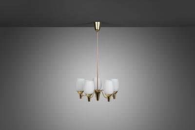 Mauri Almari Mauri Almari 51168 Chandelier for Idman Oy Finland 1950s