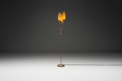 Mauri Almari Mauri Almari Model 62046 Floor Lamp for Idman Finland 1950s