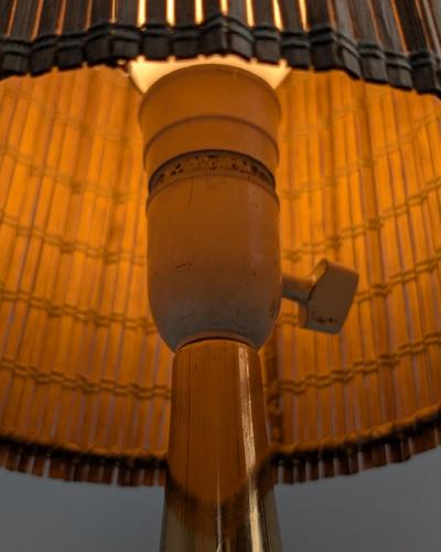 Mauri Almari Modernist Mauri Almari Cast Brass Drop Table Lamps Model 61046 Idman 1950s