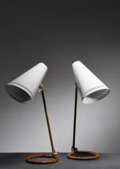 Mauri Almari Pair of Almari Mauri table lamps for Idman