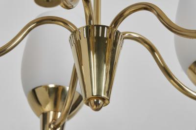 Mauri Almari Pair of Mauri Almari 51168 Chandeliers for Idman Oy Finland 1950s