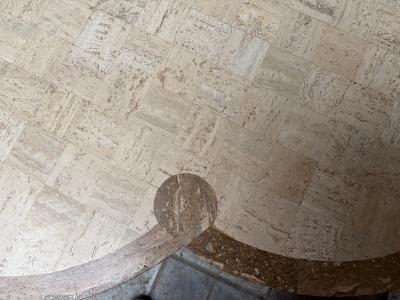 Maurice Bailey Maurice Bailey for Monteverdi Young Tesselated Travertine Trefoil Coffee Table