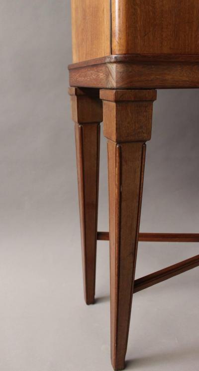 Maurice Dufr ne Fine French Art Deco Three Door Cabinet by Maurice Dufre ne