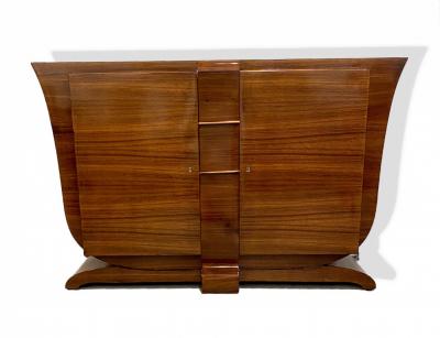Maurice Dufr ne French Art Deco Mahogany and Copper Tulip Chest Maurice Dufrene