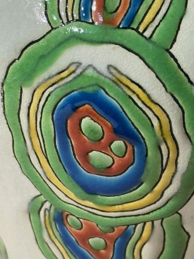 Maurice Dufr ne Maurice Dufrene Art Deco Vase for La Ma trise by Boch Keramis