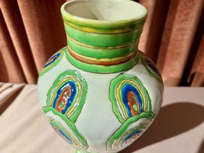 Maurice Dufr ne Maurice Dufrene Art Deco Vase for La Ma trise by Boch Keramis
