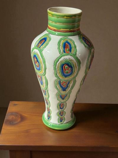 Maurice Dufr ne Maurice Dufrene Art Deco Vase for La Ma trise by Boch Keramis