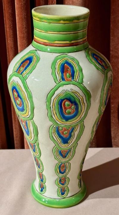 Maurice Dufr ne Maurice Dufrene Art Deco Vase for La Ma trise by Boch Keramis