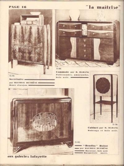 Maurice Dufr ne Maurice Dufrene Buddha Cabinet for La Maitrise