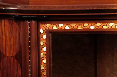 Maurice Dufr ne Maurice Dufrene cabinet in purpleheart and kingwood