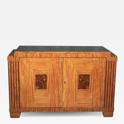 Maurice Dufr ne Maurice Dufrene cabinet in satinwood and purpleheart