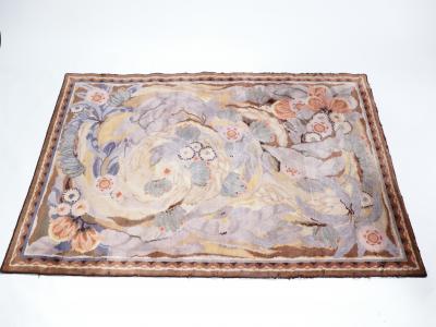 Maurice Dufr ne Maurice Dufrene for La Maitrise art deco rug 1922