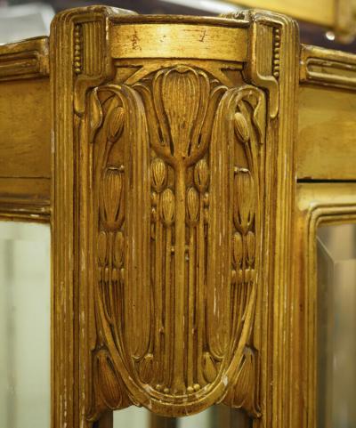 Maurice Dufr ne Maurice Dufrene gilt sculpted vitrine
