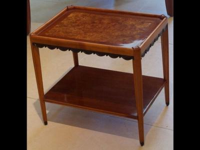 Maurice Dufr ne Maurice Dufrene petite two tiered table