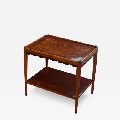 Maurice Dufr ne Maurice Dufrene petite two tiered table