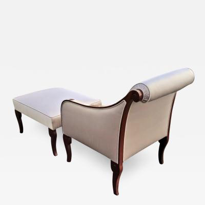 Maurice Dufr ne Maurice Dufrene rare art deco Duchesse Bris e chaise