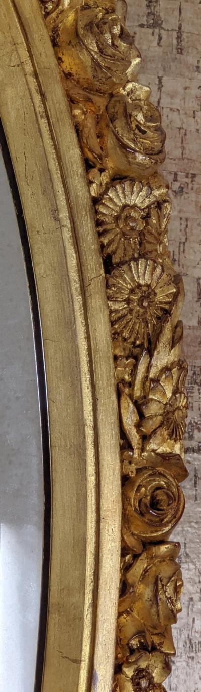 Maurice Dufr ne Maurice Dufrene sculpted and gilt wood mirror