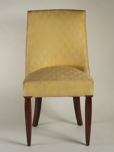 Maurice Dufr ne Maurice Dufrene set of 6 rosewood dining chairs