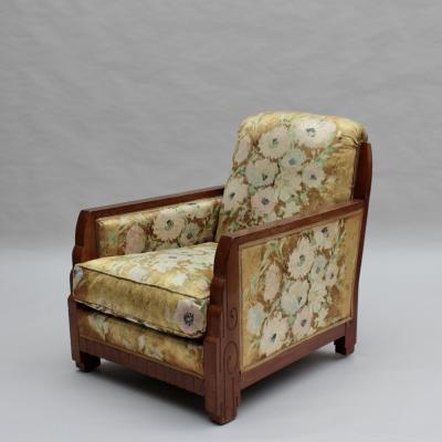 Maurice Dufr ne Pair of Fine French 1920s Armchairs att to Dufrene matching daybed available 
