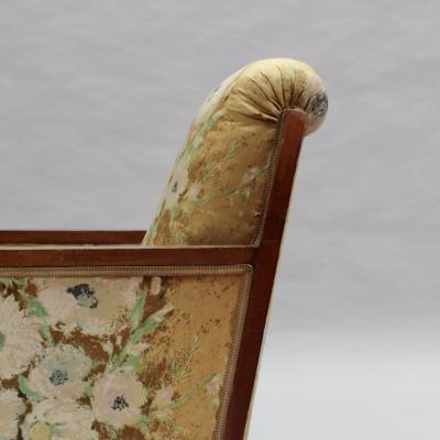 Maurice Dufr ne Pair of Fine French 1920s Armchairs att to Dufrene matching daybed available 