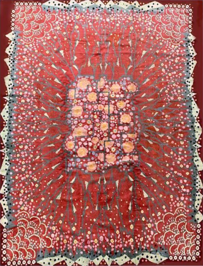 Maurice Dufr ne Sublime Art Deco French Rug